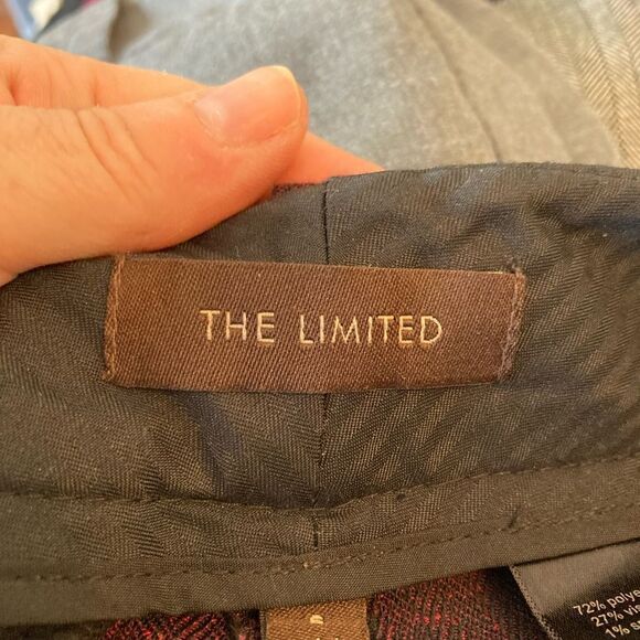 The Limited Burgundy & black tweed trousers runs big for size,great pockets - Picture 6 of 9